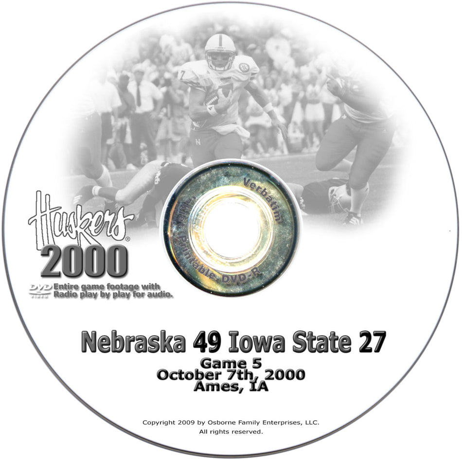 2000 Nebraska Vs Iowa St