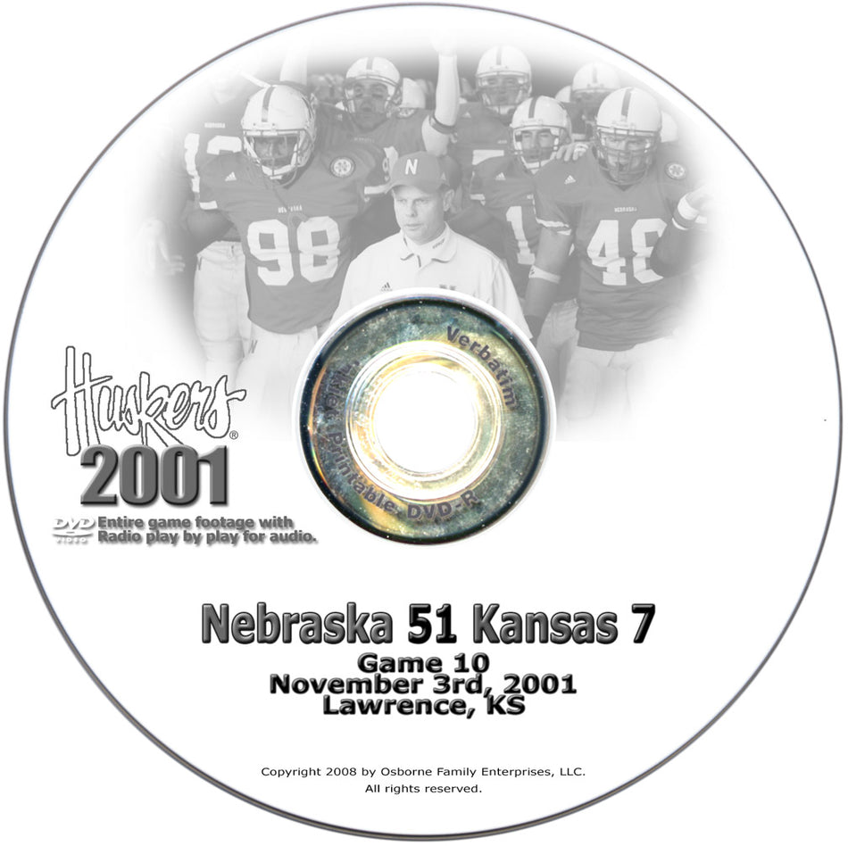 2001 Nebraska Vs Kansas