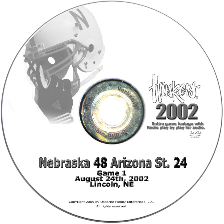 2002 Nebraska Vs Arizona St