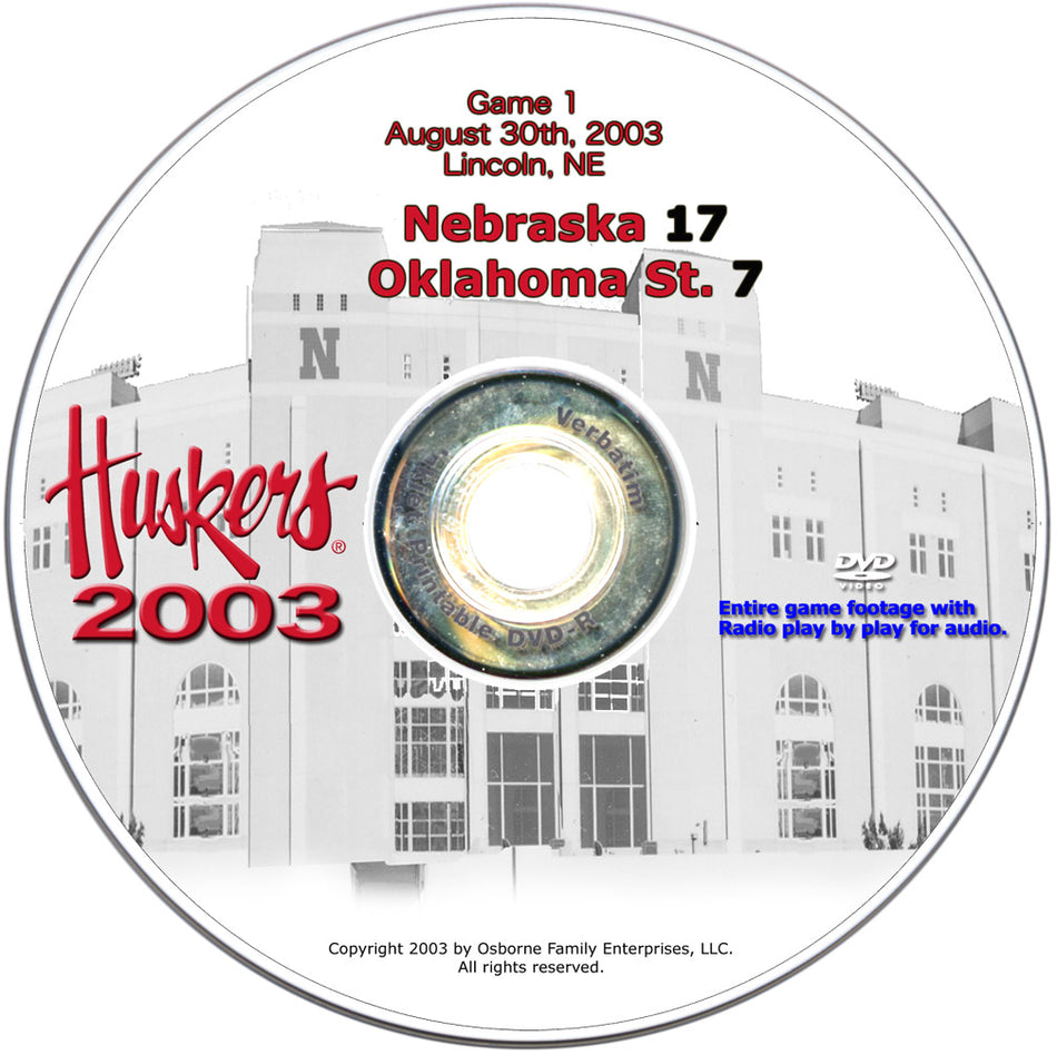 2003 Dvd Oklahoma St
