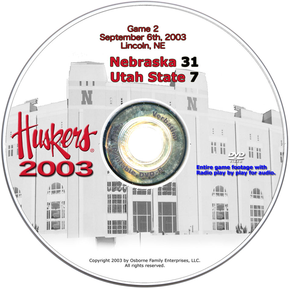 2003 Dvd Utah St