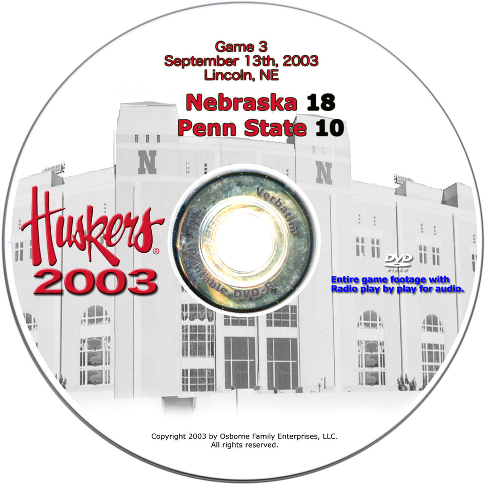 2003 Dvd Penn St