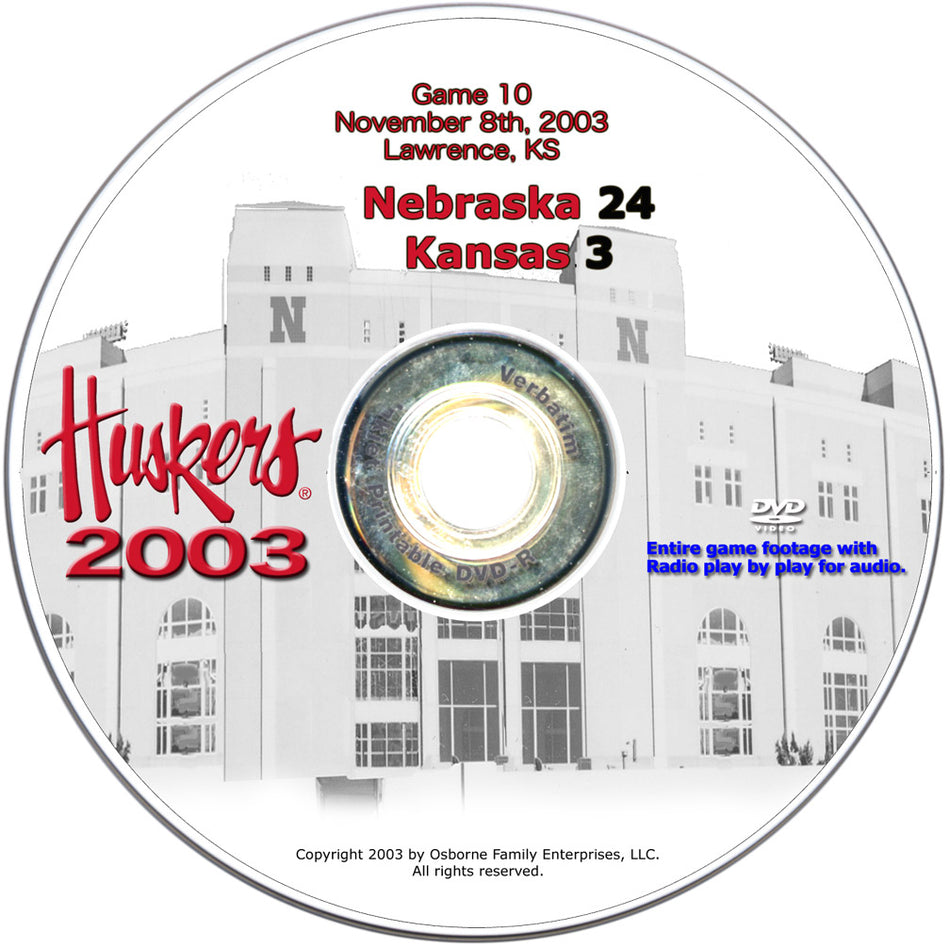 2003 Dvd Kansas