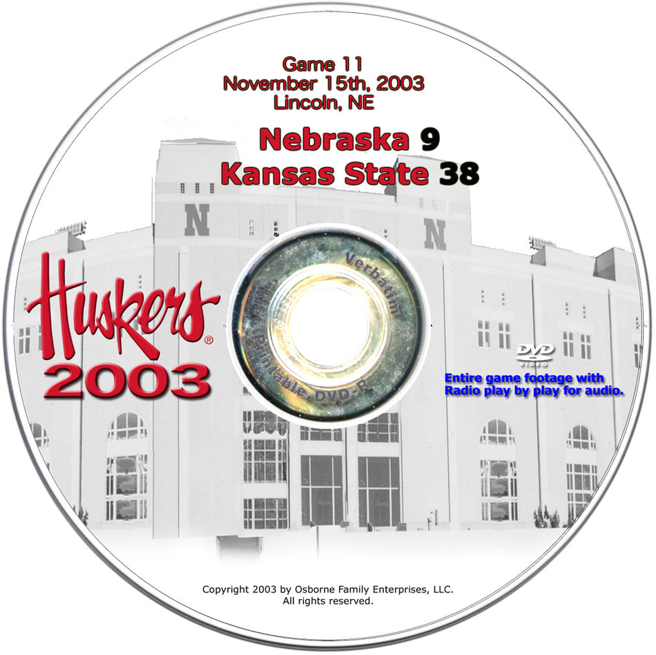 2003 Dvd Kansas St
