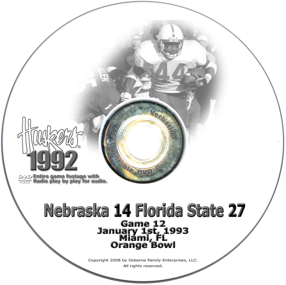 1993 Orange Bowl vs. Florida State