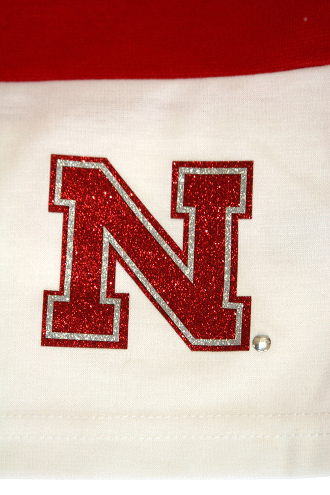 Husker Color Block Skirt