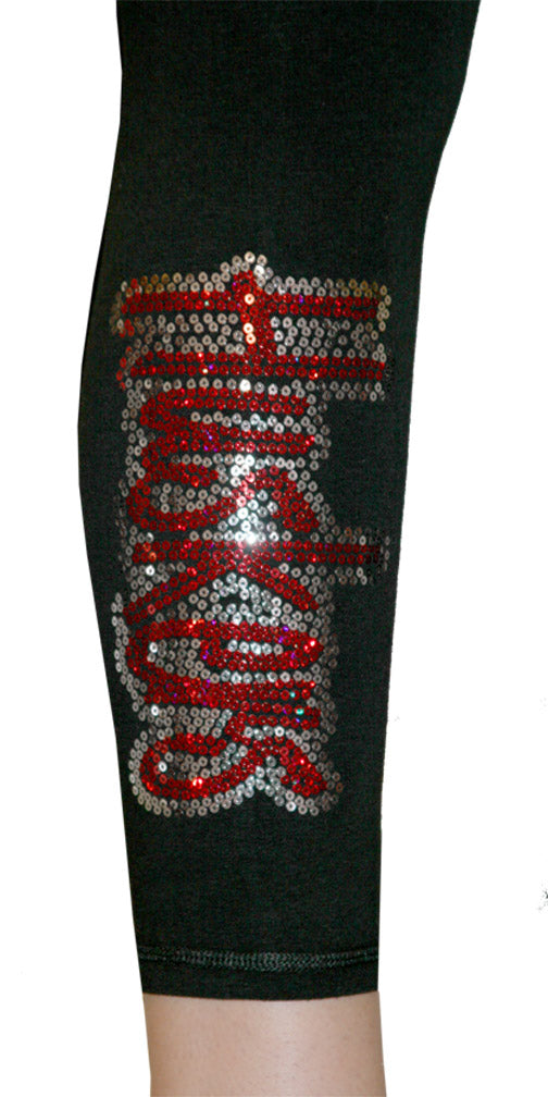 BK Sequin Husker leggings