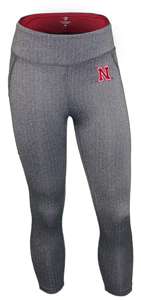 Nebraska N Herringbone Capri