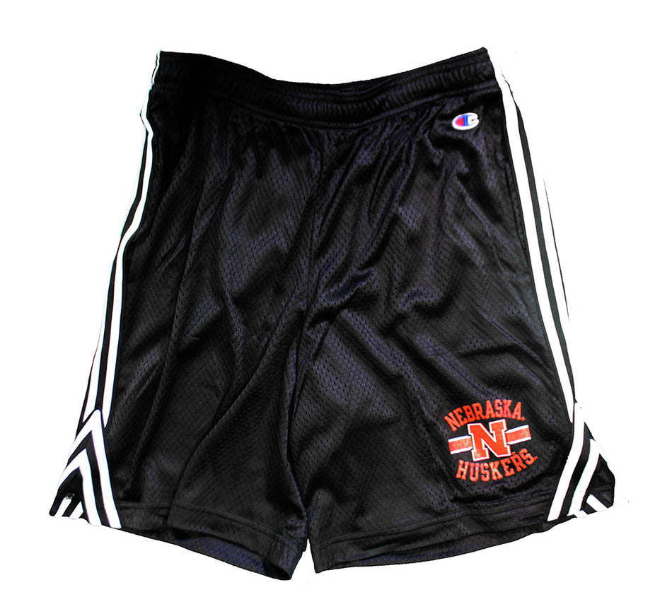 Nebraska Huskers Mesh Lacrosse Shorts