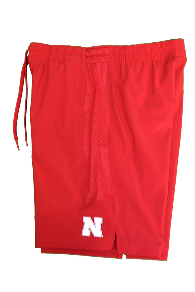 Adidas Nebraska Dominance Woven Short - Red