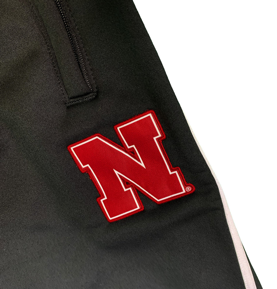 Adidas 2024 Nebraska Sideline Knit Tapered Travel Pant