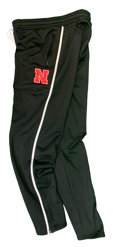Adidas Womens 2024 Nebraska Sideline Knit Tapered Travel Pant
