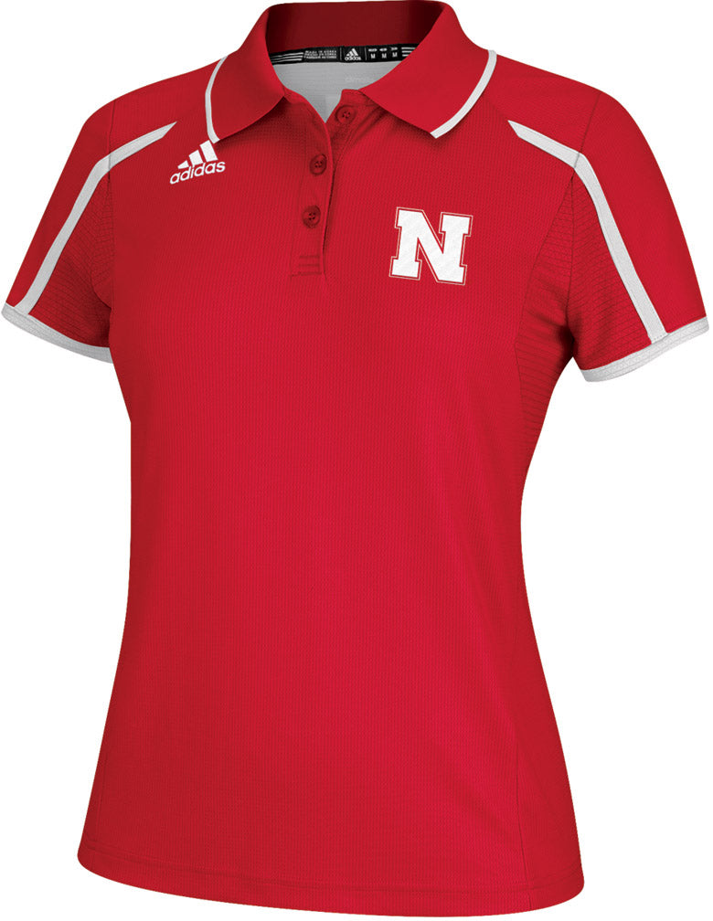Adidas Womens Sideline Polo In Red