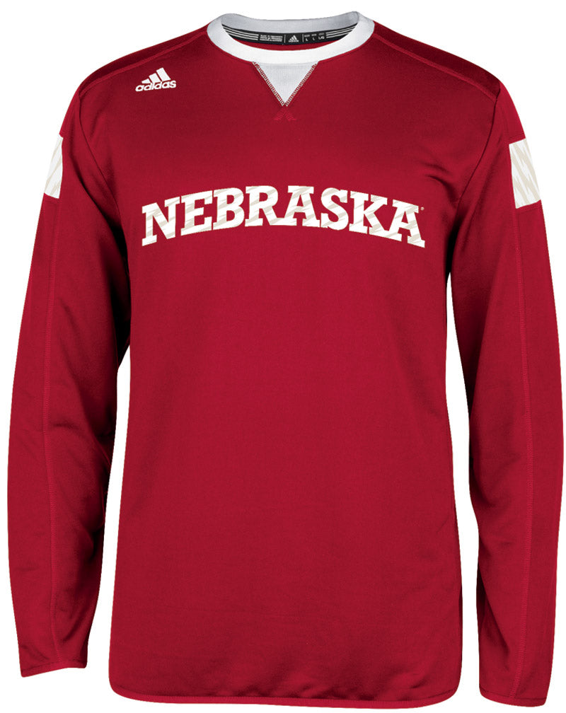 2014 Adidas Red Long Sleeve Sideline Climalite