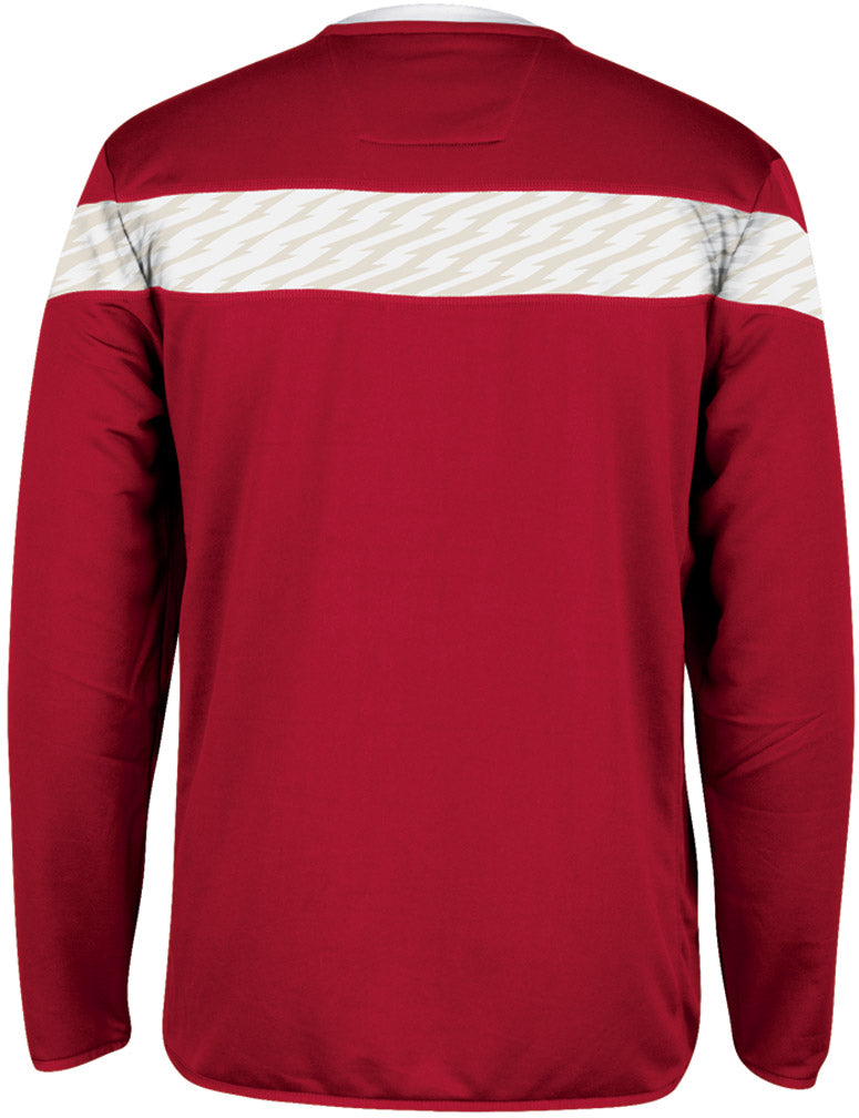 2014 Adidas Red Long Sleeve Sideline Climalite