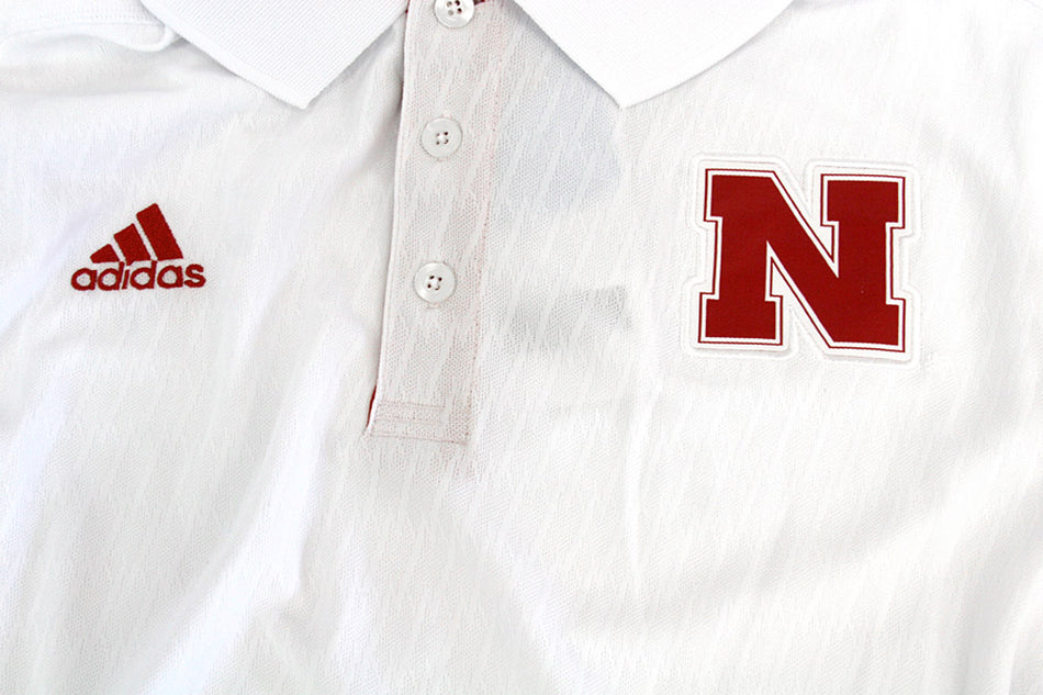 2014 Adidas White Sideline Elite Coaches Polo