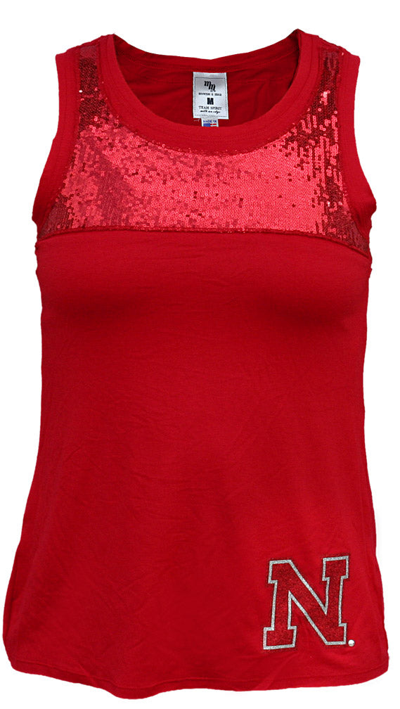 Glitter Iron N Sequin Tank