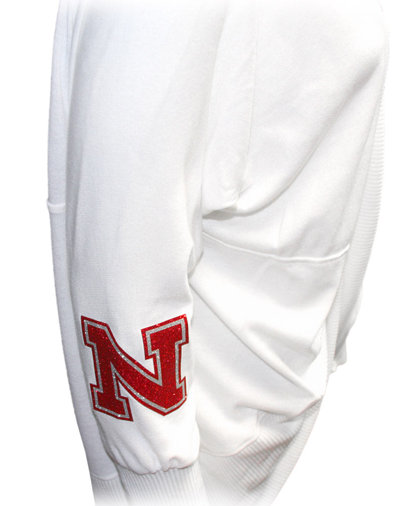 White Nebraska Circular Cardigan