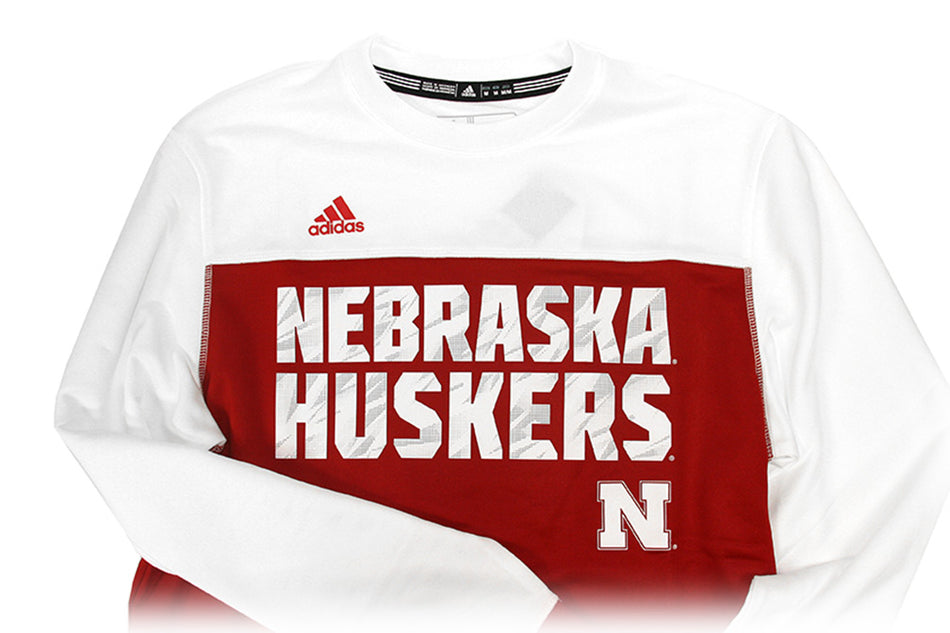 Adidas Scarlet N Cream Shock Energy Long Sleeve Performance Crew