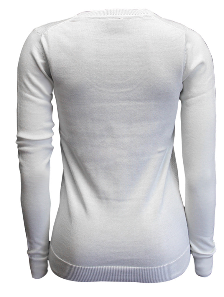 Husker Ladies Pearl Scoop Sweater