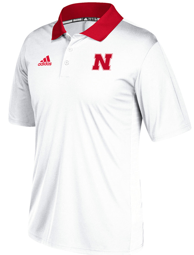 Adidas 2017 Husker Sideline Coaches Road Polo