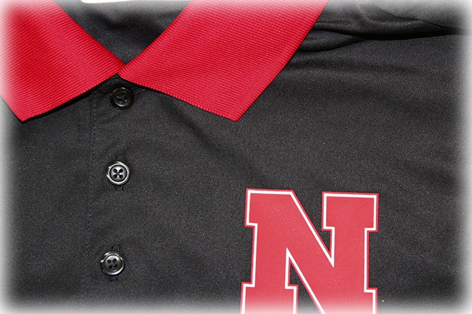 Adidas 2017 Husker Sideline Coaches Lights-Out Polo