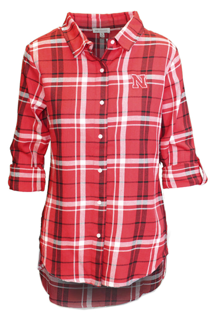 Boyfriend Big Red Plaid 3 Color Button Up