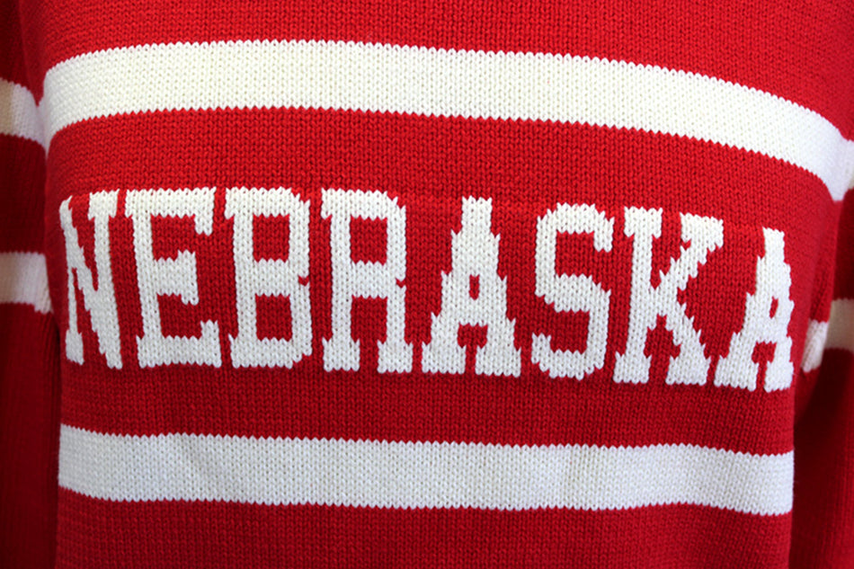 Classic Nebraska Heavy-Knit Sweater