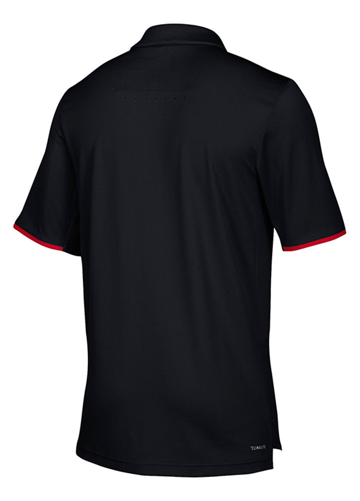 Adidas Nebraska Iconic Climalite Polo - Black