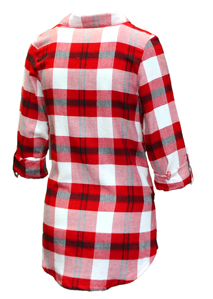 Ladies Nebraska Flannel Tunic