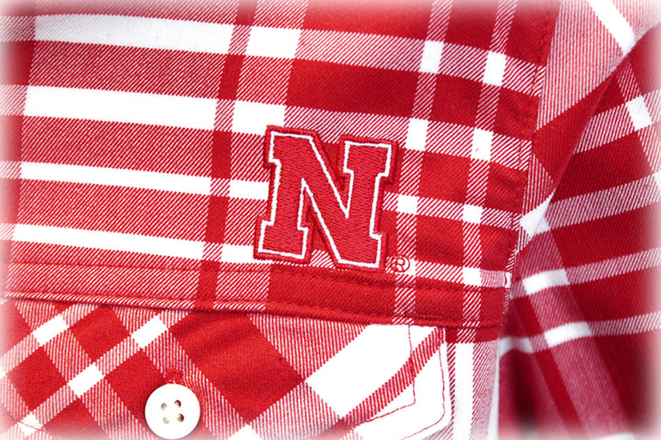 Nebraska Gals Silver Ridge Columbia Flannel