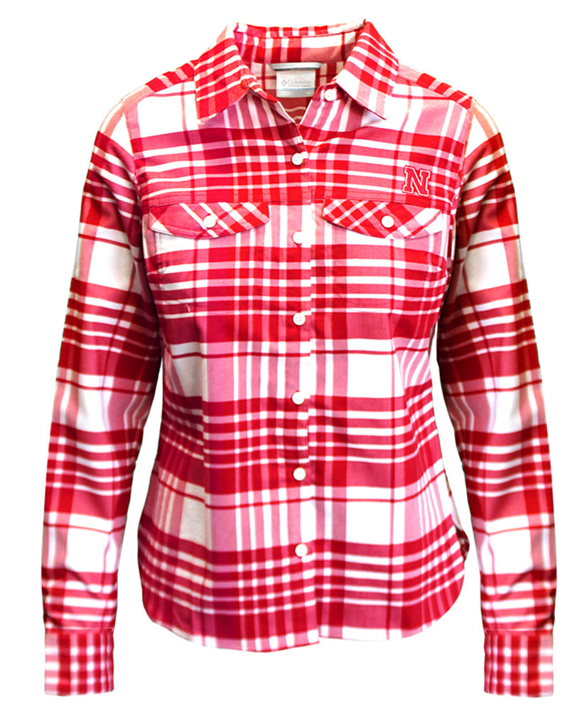 Nebraska Gals Silver Ridge Columbia Flannel