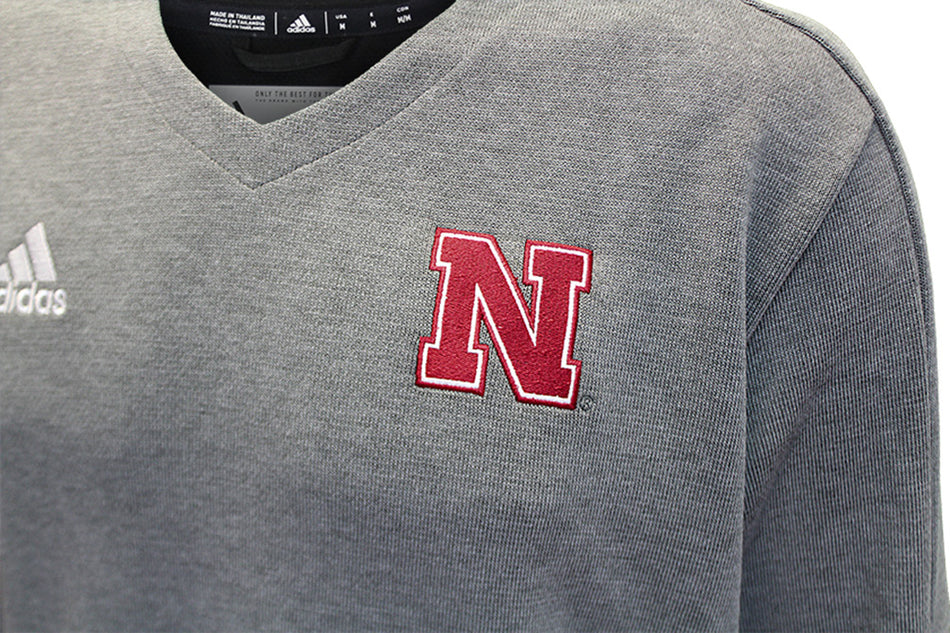 Adidas Nebraska Game Mode Lined V-Neck