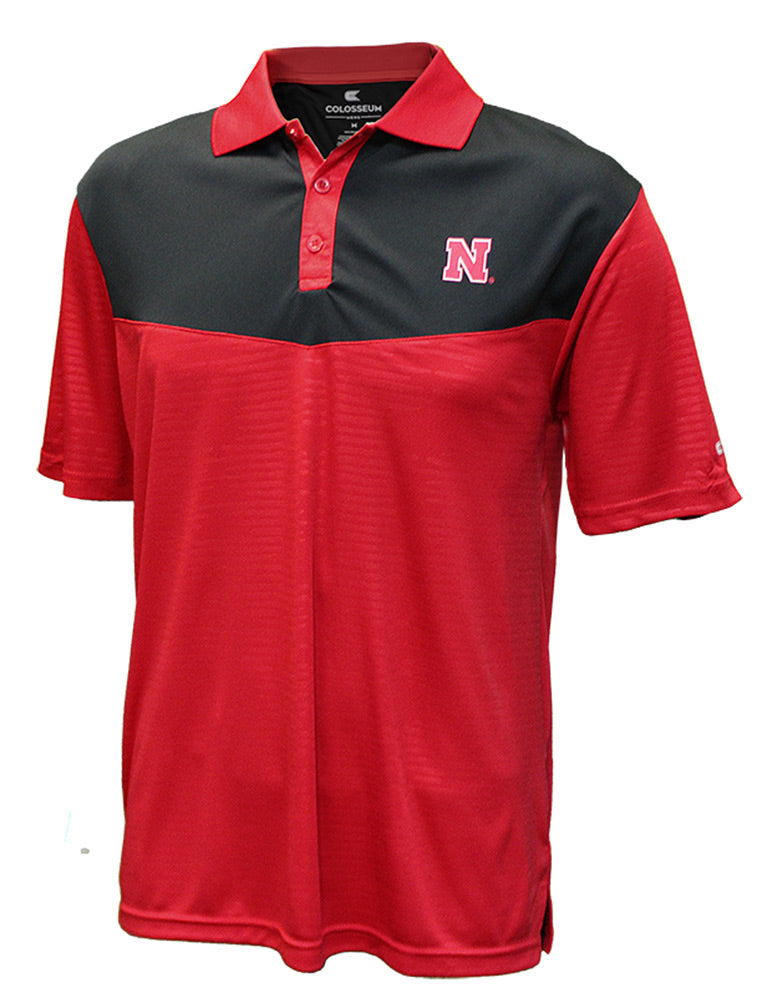 Embossed Nebraska N Bart Polo