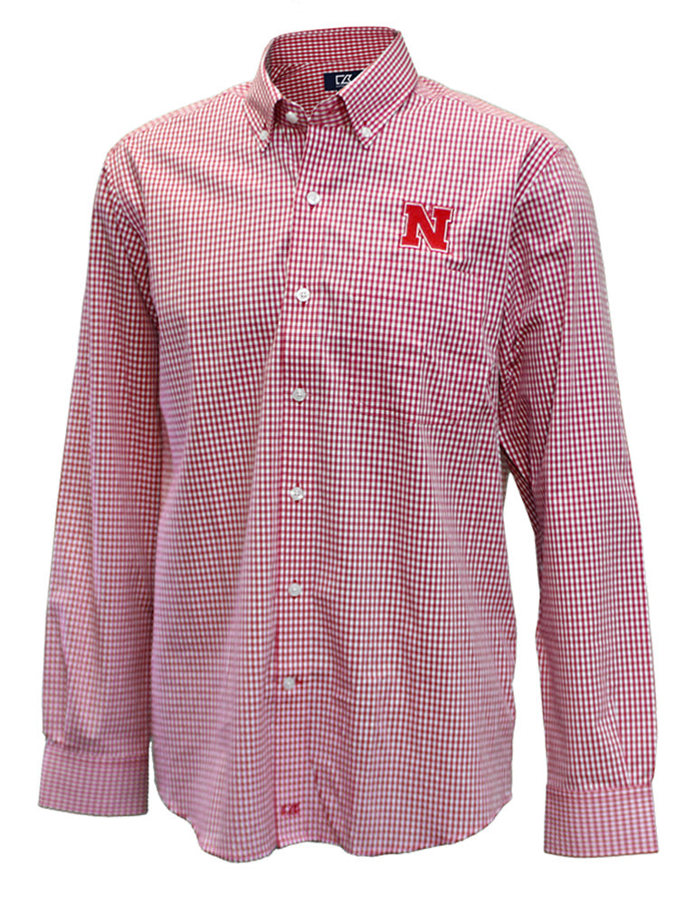 Cutter N Buck Huskers Gingham