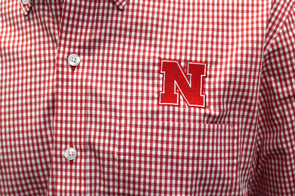 Cutter N Buck Huskers Gingham