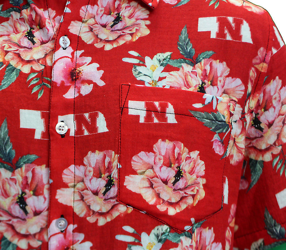 Happy Husker Luau Shirt