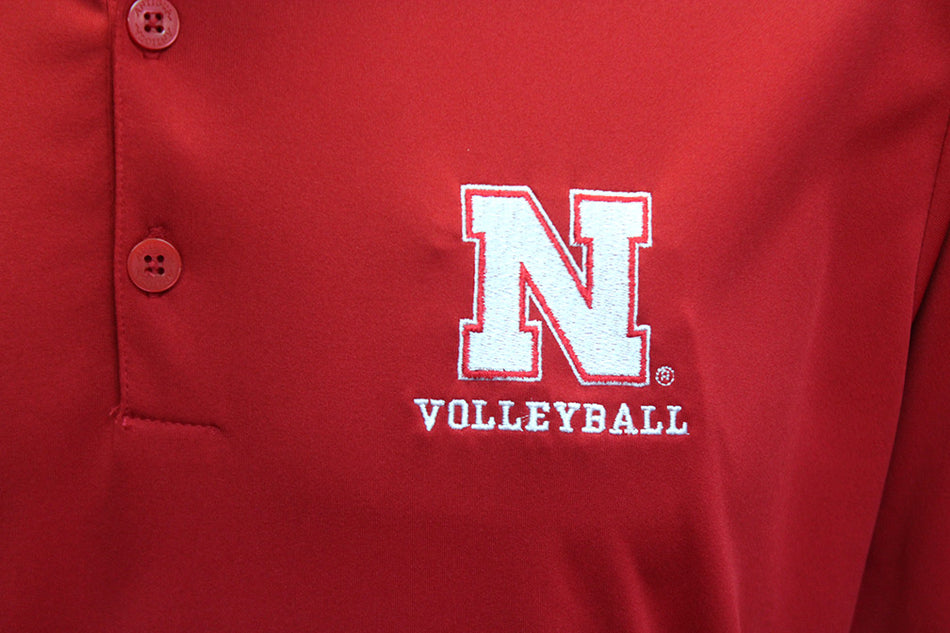 Nebraska Volleyball Tribute Polo Antigua
