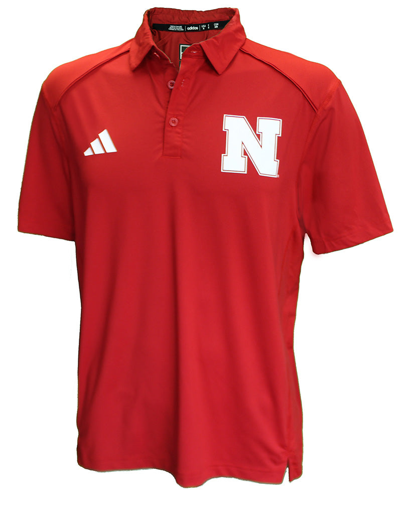 Adidas Nebraska Memorial Stadium Classic Polo