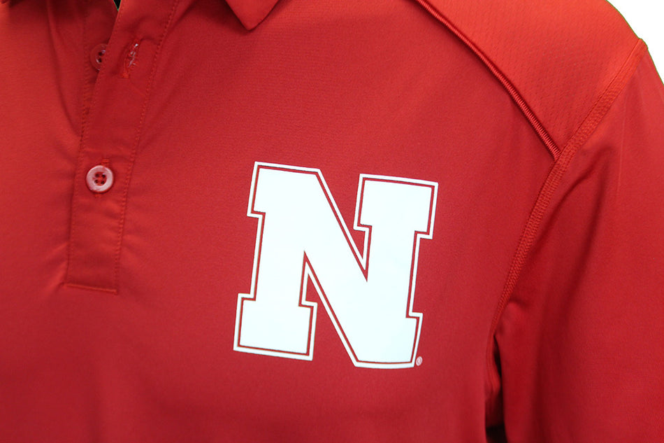 Adidas Nebraska Memorial Stadium Classic Polo