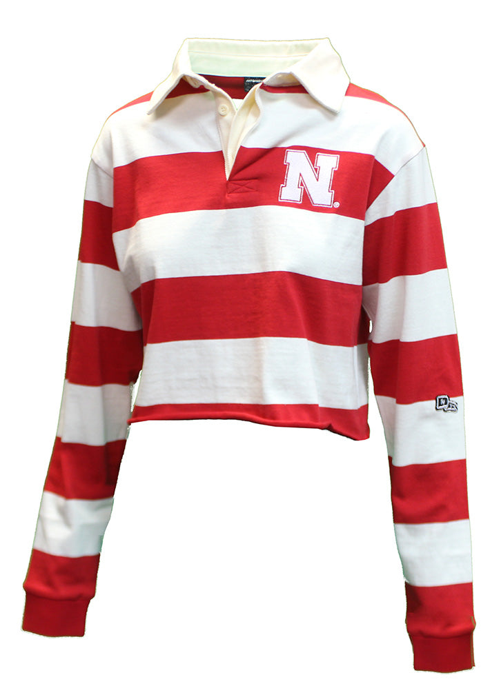 Womens Nebraska LS Rugby Crop