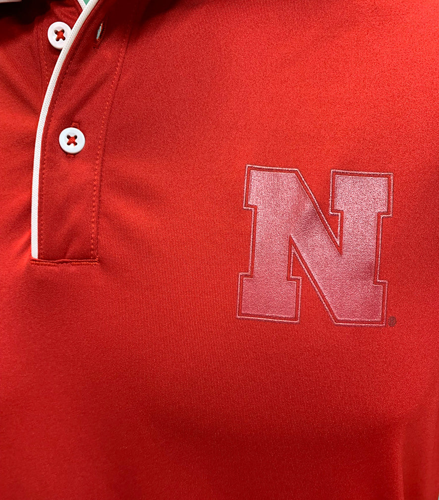 Adidas 2024 Nebraska Coaches ADIcolor Stealth Polo