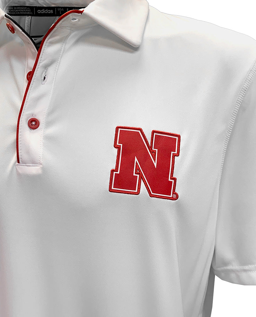Adidas 2024 Nebraska Coaches Polo - White