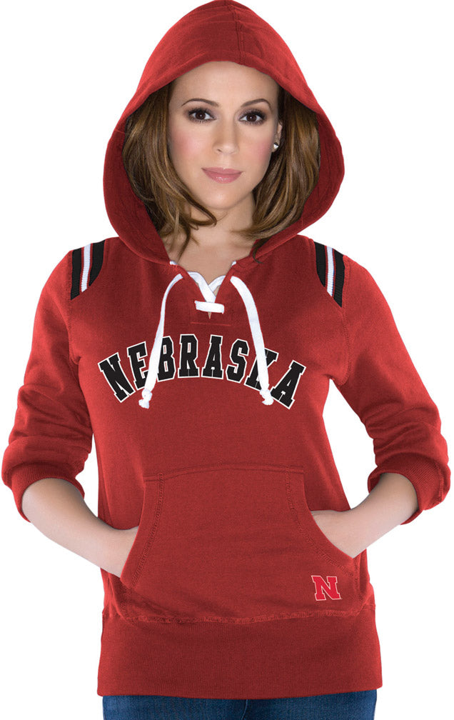 W. LACED-UP HOODY