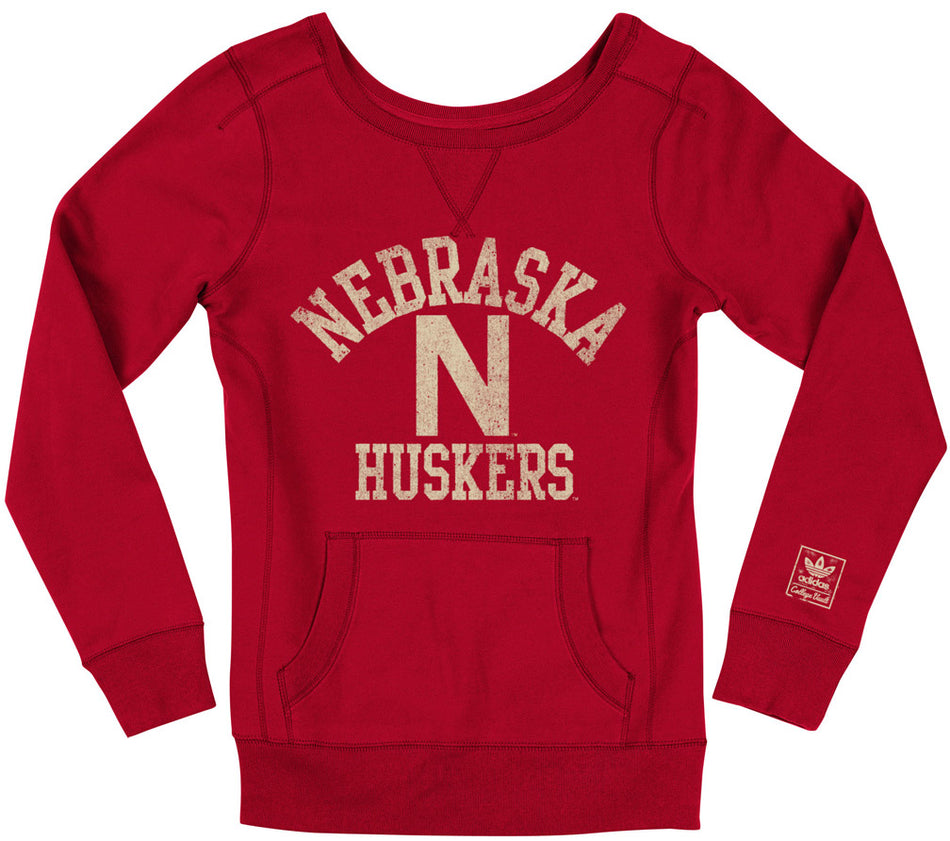 AD W. RED PULLOVER CREW