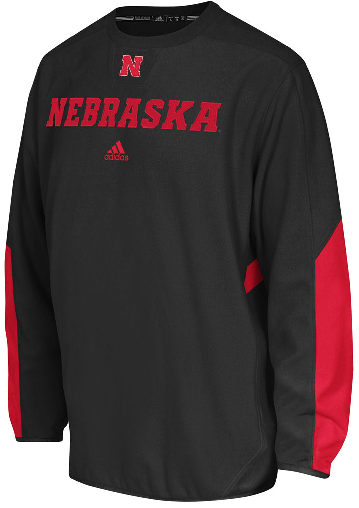 AD BLK SIDELINE L/S CREW