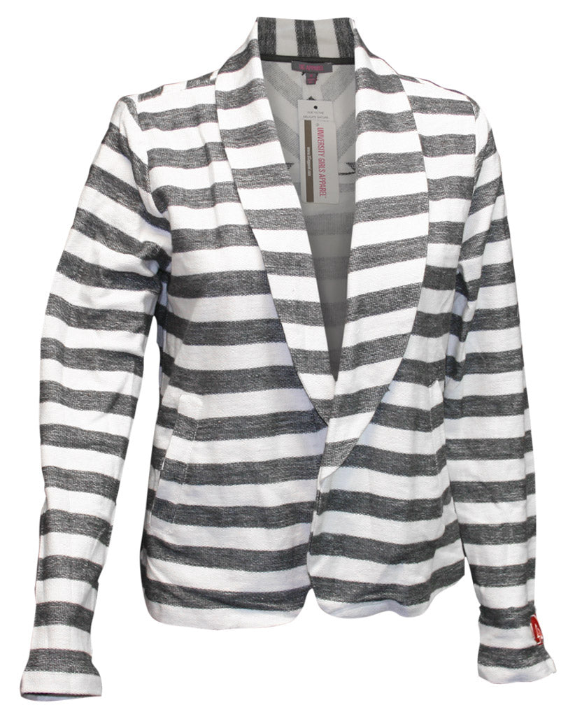 Husker Gal Game Day Striped Blazer