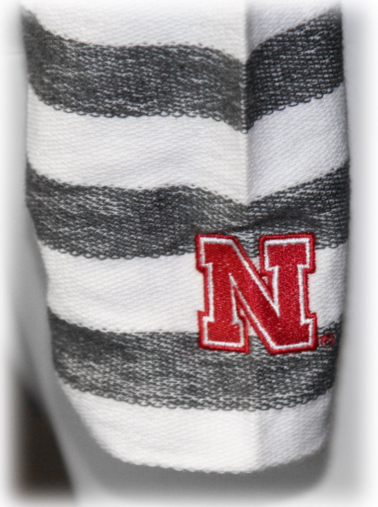 Husker Gal Game Day Striped Blazer