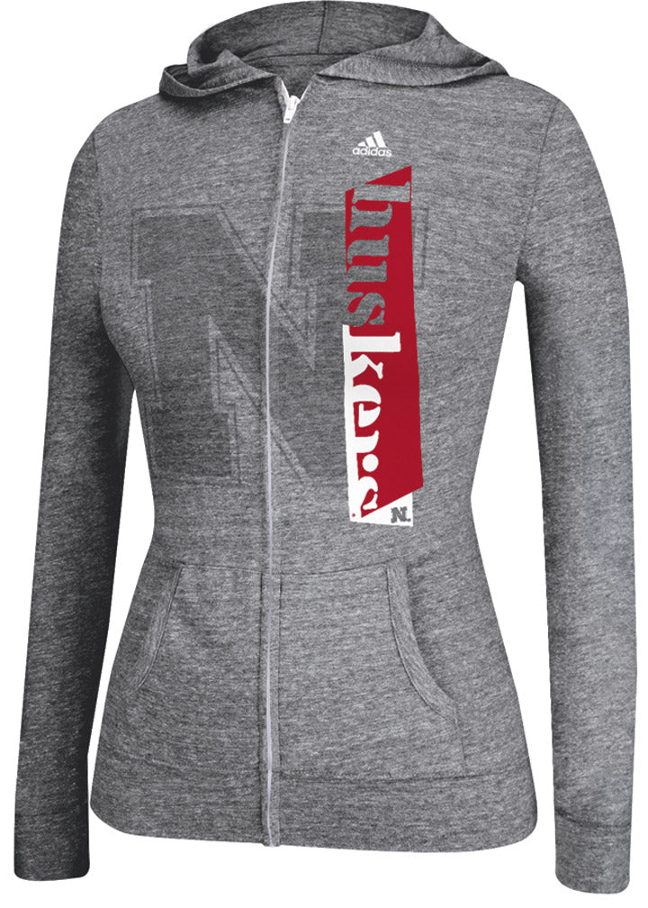 Adidas Grey Down the Line Women's Hoodie