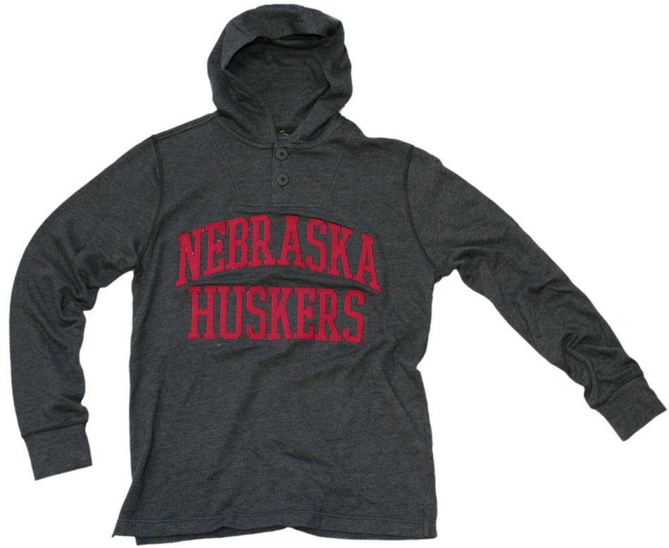 Charcoal Nebraska Huskers Hoodie